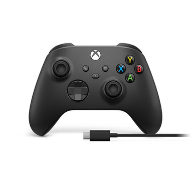 Microsoft Xbox Wireless Controller + USB-C Cable Nero Gamepad Analogico/Digitale PC, Xbox One, Xbox One S, Xbox One X, Xbox Series S, Xbox Series X