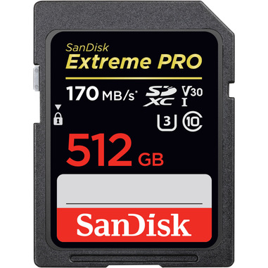 SanDisk Exrteme PRO 512 GB SDXC UHS-I Classe 10