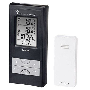 Hama Stazione barometrica elettronica "EWS-165", nero