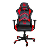 xtreme mx15 sedia da gaming per pc seduta imbottita nero, rosso
