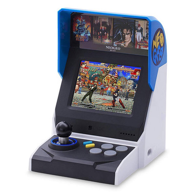 snk corporation neogeo mini console da gioco portatile 8,89 cm (3.5") nero, blu, argento