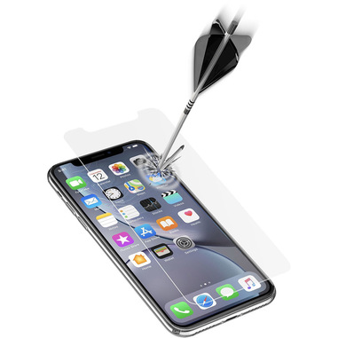Cellularline Second Glass Ultra - iPhone XR Vetro temperato sottile, resistente e super sensibile Trasparente