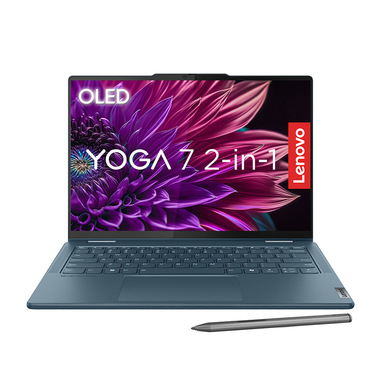 Lenovo Yoga 7 2-in-1 14IML9 Intel Core Ultra 7 155H Ibrido (2 in 1) 35,6 cm (14") Touch screen WUXGA 16 GB LPDDR5x-SDRAM 1 TB SSD Wi-Fi 6E (802.11ax) Windows 11 Home Italiano Colore foglia di tè