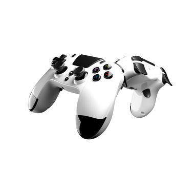 Gioteck VX4 Bianco Bluetooth Gamepad Analogico/Digitale PC, PlayStation 4, PlayStation 5