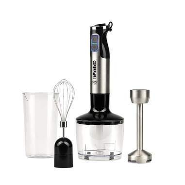 G3 Ferrari G20143 frullatore Frullatore ad immersione 1000 W Nero, Acciaio inox