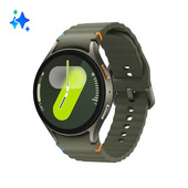 samsung galaxy watch7 smartwatch galaxy ai, analisi del sonno, controllo con doppio avvicinamento di dita, batteria a lunga durata, gps, bluetooth, ghiera touch in alluminio 44mm green