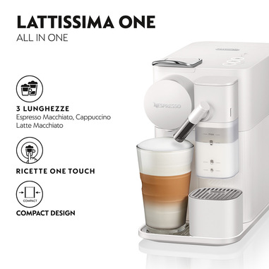 De’Longhi Lattissima One EN510.W Automatica Macchina per espresso 1 L