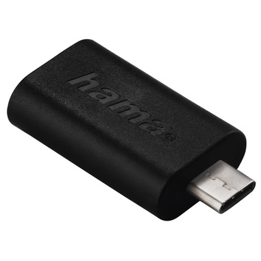 Hama 00135721 adattatore per inversione del genere dei cavi USB-C USB 3.1 A Nero