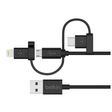 Belkin F8J050bt04-BLK cavo USB 1,2 m USB 2.0 USB A Micro-USB B Nero