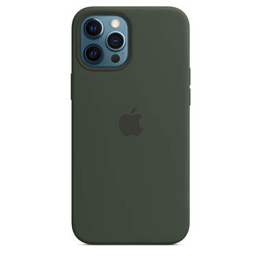 Apple Custodia MagSafe in silicone per iPhone 12 Pro Max - Verde Cipro