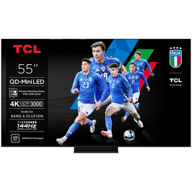 TCL C7K Serie Smart TV QD-MiniLED 4K 55" 55C7K, audio B&O, Dolby Vision IQ & Atmos, Google TV