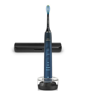 Philips Sonicare DiamondClean 9000 Series Spazzolino Elettrico Sonico Blu Special Edition, con custodia da viaggio HX9911/88