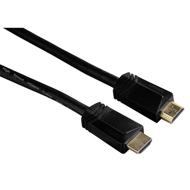 Hama Cavo HDMI, 5 metri, HDMI, High Speed with Ethernet, connettoridorati, 3 stelle, standard 2.0