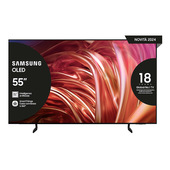 samsung tv oled 4k 55” qe55s85daexzt smart tv wi-fi graphite black 2024, processore nq4 ai gen2, self-illuminating pixels, contour design, dolby atmos