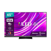hisense 65u82hq tv 163,8 cm (64.5") 4k ultra hd smart tv wi-fi nero, grigio
