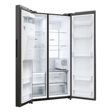 Haier French Door 90 Serie 7 PRO HFW7918ENMP – Frigorifero No Frost, 177,5x90,8x75 Cm, WiFi, MyZone, Silenzioso 35 DB