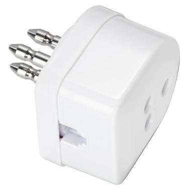 Hama Adattatore telefonico spina tripolare / presa tripolare - presa jack 6p 4c