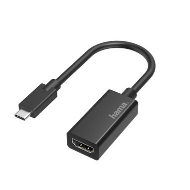 Hama Cavetto adattatore USB Type C M / HDMI F, Ultra HD 4K, nero (Pack PC)