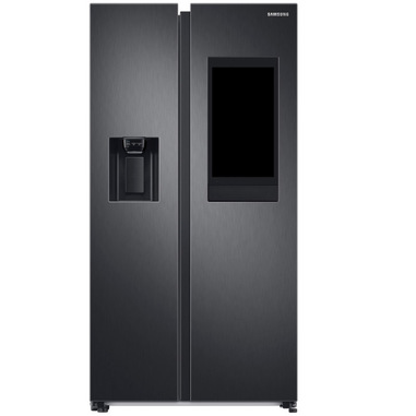 Samsung RS6HA8891B1 frigorifero Side by Side Family Hub™ Libera installazione con congelatore 614 L connesso con monitor integrato Classe E, Nero Antracite