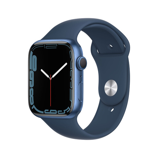 Apple Watch Series 7 GPS, 45mm Cassa in Alluminio Blu con Cinturino Sport  Azzurro | Smartwatch in offerta su Unieuro