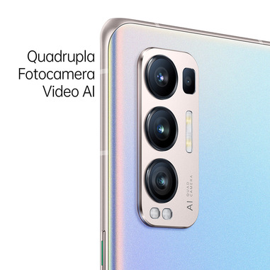 OPPO Find X3 Neo Smartphone 5G, Qualcomm865, Display 6.55''FHD+AMOLED, 4  Fotocamere 50MP, RAM 12GB ESPANDIBILE FINO A 19GB+ROM 256GB, 4500mAh, WiFi  6, Dual Sim, [Versione Italiana], Colore Galactic Silver | Smartphone in