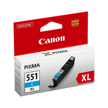 Canon CLI-551XL C w/sec cartuccia d'inchiostro 1 pz Originale Resa elevata (XL) Ciano per foto