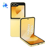 samsung galaxy z flip6 smartphone ai, 256gb, ram 12gb, display 3,4" samoled/6,7" dynamic amoled 2x, yellow