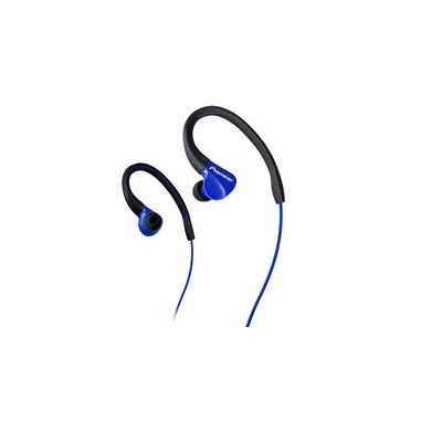 Pioneer SE-E3 Cuffie Cablato A clip, In-ear Sport Nero, Blu