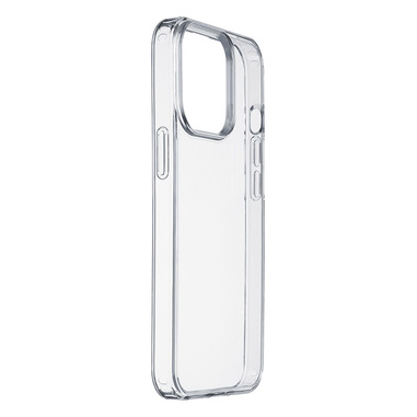 Cellularline Clear Strong - iPhone 15 Plus Custodia rigida con bordi in gomma