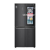 lg instaview gmq844mc5e frigorifero side-by-side libera installazione 530 l e nero