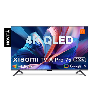xiaomi tv a pro 75 2026 75" qled 4k ultra hd smart tv