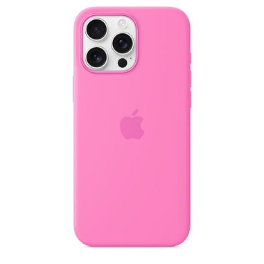 Apple Custodia MagSafe in silicone per iPhone 16 Pro Max – Rosa peonia