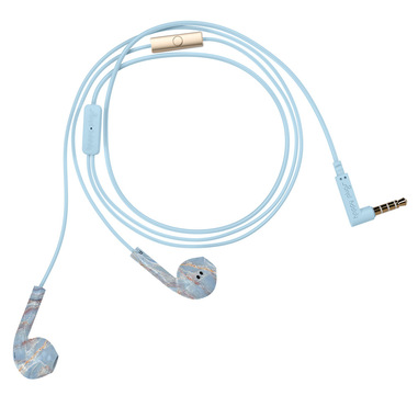 Happy Plugs EARBUD PLUS Cuffia Auricolare Connettore 3.5 mm Blu, Rose Gold