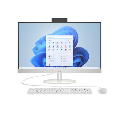 HP 27 inch All-in-One 27-cr0026nl PC Intel® Core™ i5 i5-1335U 68,6 cm (27") 1920 x 1080 Pixel PC All-in-one 16 GB DDR4-SDRAM 512 GB SSD Windows 11 Home Wi-Fi 6 (802.11ax) Bianco
