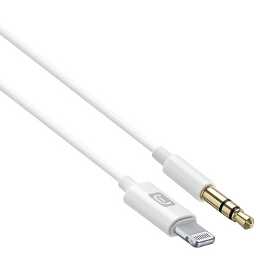 Cellularline Aux Music Cable - Lightning Cavo aux per connessione ad autoradio