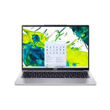 Acer ASPIRE LITE 14 Intel Core 3 N355 Computer portatile 35,6 cm (14") WUXGA 8 GB LPDDR5-SDRAM 512 GB SSD Wi-Fi 6 (802.11ax) Windows 11 Home Argento
