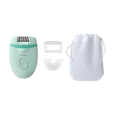 Philips Satinelle Essential Epilatore compatto con filo e Opti-light
