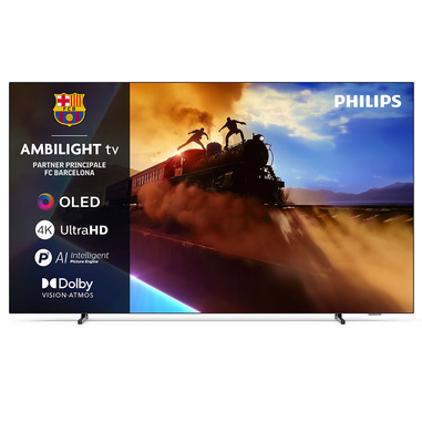 philips ambilight tv 48oled770 4k uhd oled 121cm 48" smart tv dolby vision and dolby atmos titan os