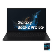 samsung galaxy book galaxy book2 pro 5g laptop, processore intel core i5 di dodicesima generazione, 15.6 pollici, windows 11 home, 8gb ram, ssd 256gb, colore graphite