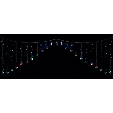 Regalo Tenda ad arco con stelle in plastica 215 LED RGB da interno/esterno