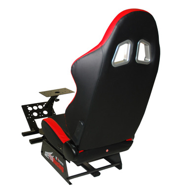 Xtreme 90495 sedia per videogioco Sedia per gaming universale Seduta  imbottita Nero, Rosso
