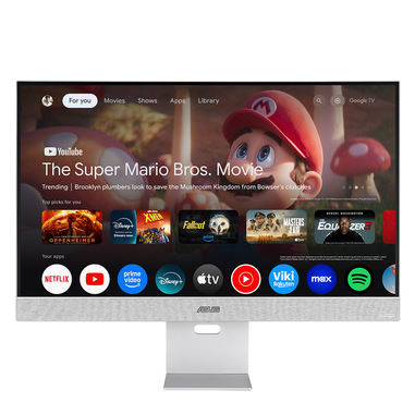 asus zenscreen ms32uc monitor pc 80 cm (31.5") 3840 x 2160 pixel 4k ultra hd led grigio, bianco