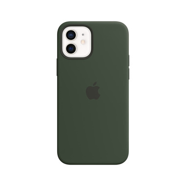 Apple Custodia MagSafe in silicone per iPhone 12 | 12 Pro - Verde Cipro