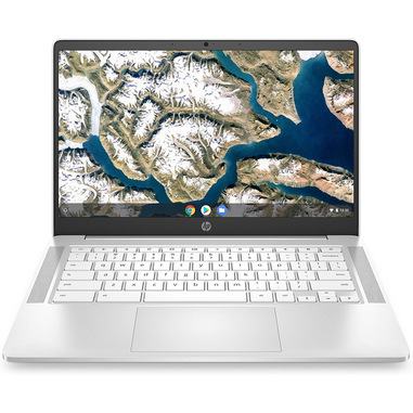 HP Chromebook 14a-nd0005nl 3015Ce 35,6 cm (14") Full HD AMD 3000 8 GB DDR4-SDRAM 128 GB eMMC Wi-Fi 5 (802.11ac) Chrome OS Bianco
