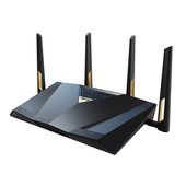 asus rt-be88u router wireless 10 gigabit ethernet dual-band (2.4 ghz/5 ghz) nero, grigio