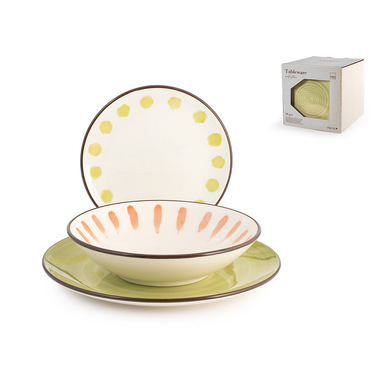 Pengo 6871000 servizio da tavola 18 pz Multicolore