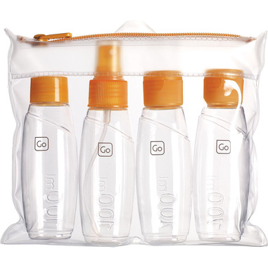 Go Travel 658 contenitore e bottiglia da viaggio 100 ml Poliestere,  Polietilene tereftalato (PET), Polipropilene (PP), Cloruro di polivinile  (PVC)