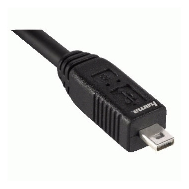 Hama Cavo per Nikon USB A 2.0/Mini USB B 2.0 (B8 pin), 1,8 metri, nero