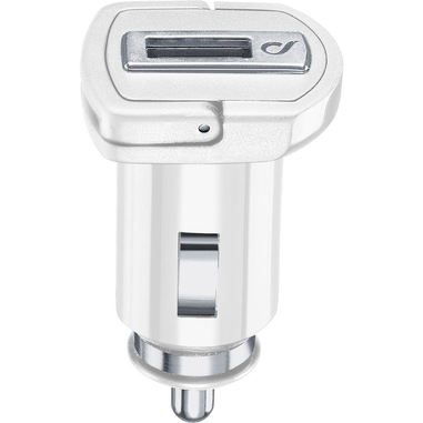 Cellularline USB Adaptive Fast Charger 15W - Samsung Caricabatterie da auto adattivo Fast Charger 15W Bianco