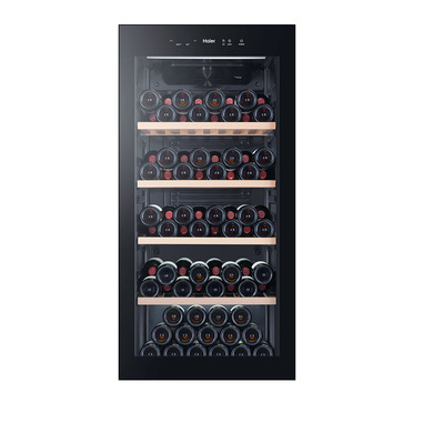 Haier Wine Bank 60 Serie 5 WS120GA Cantinetta vino con compressore Libera installazione Nero 117 bottiglia/bottiglie